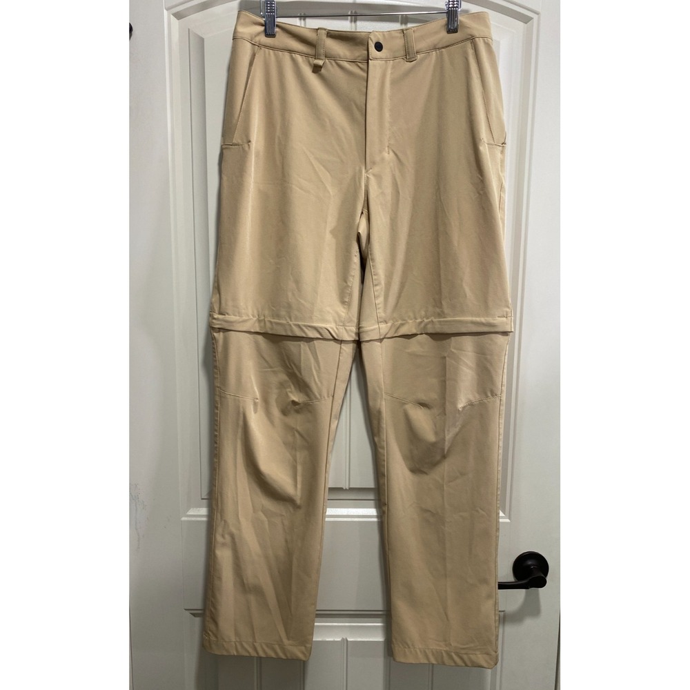 The North Face Men's 32x32 Paramount Trail Convertible Cargo Hiking Pants Khaki